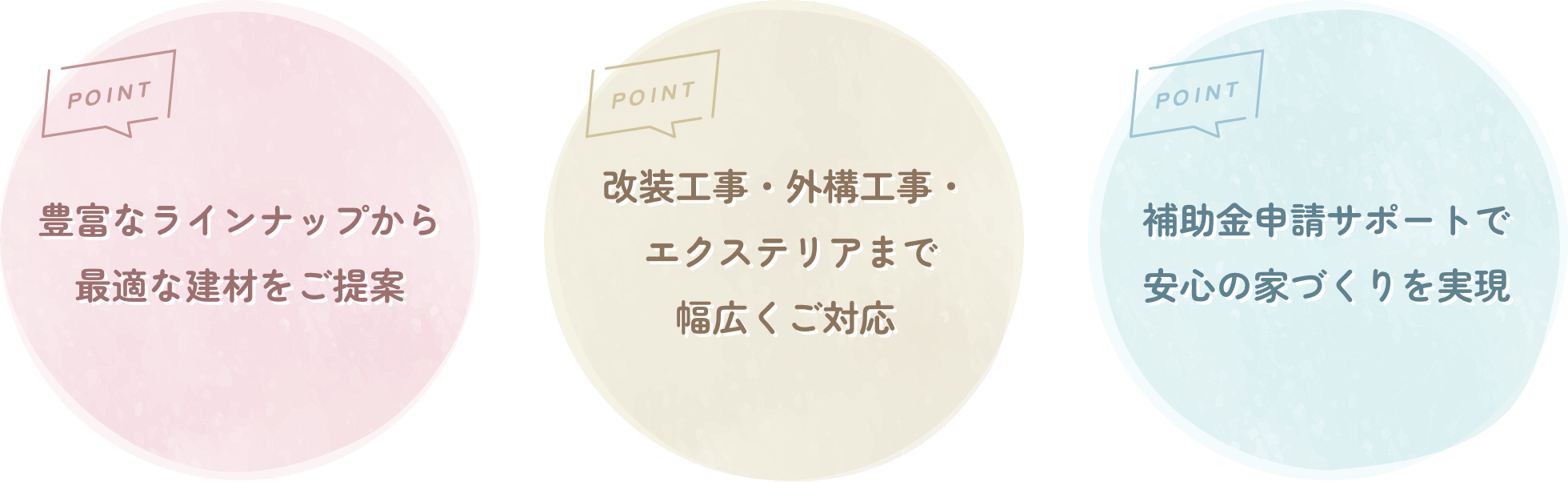 豊富なラインナップから最適な建材をご提案 改装工事・外構工事・エクステリアまで幅広くご対応　補助金申請サポートで安心の家づくりを実現